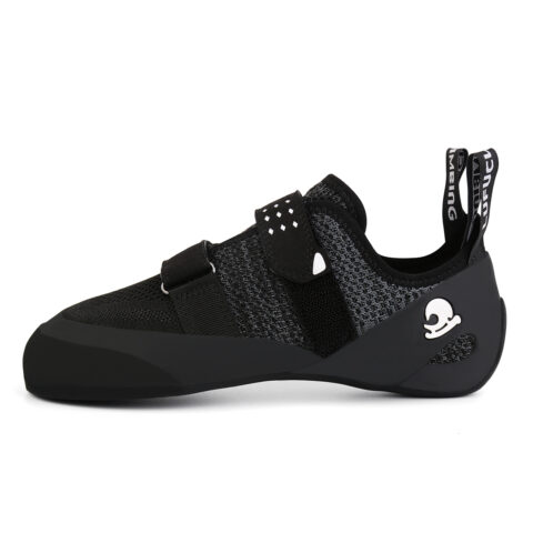 LUFU Slip Resistant And Abrasion Resistant Coverage Low top Rock Climbing Shoes Unisex Black