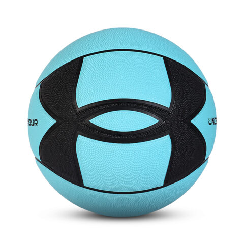 Under Armour Big Logo China Mainland Version Basketball Tiffany Blue/Black Size 7 Ball Street Training Competition