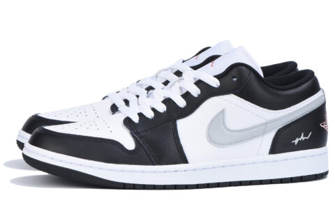 Jordan Air Jordan 1 Vintage Basketball Shoes Unisex Low Top Gray