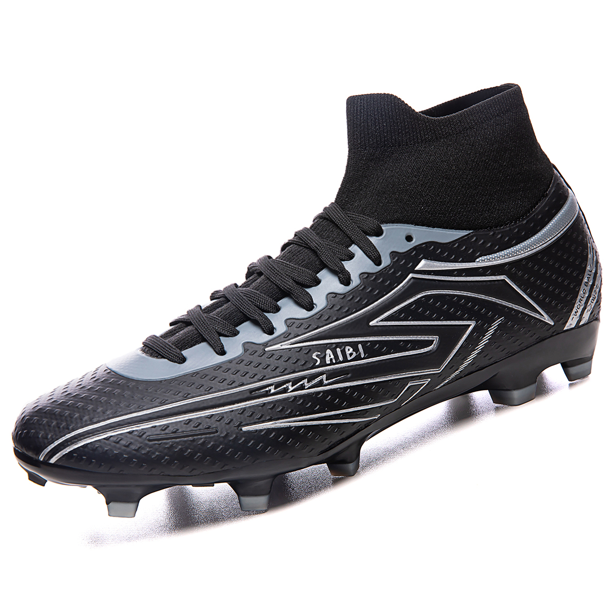 Saibi TF Turf Natural Grass Abrasion Resistant Breathable Abrasion Resistant Breathable Soccer Shoes Unisex
