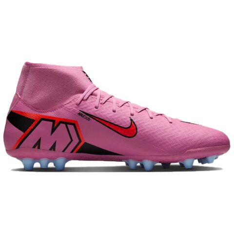 Nike Mercurial Superfly 10 Support Rebound Soccer Shoes Unisex Pink Purple