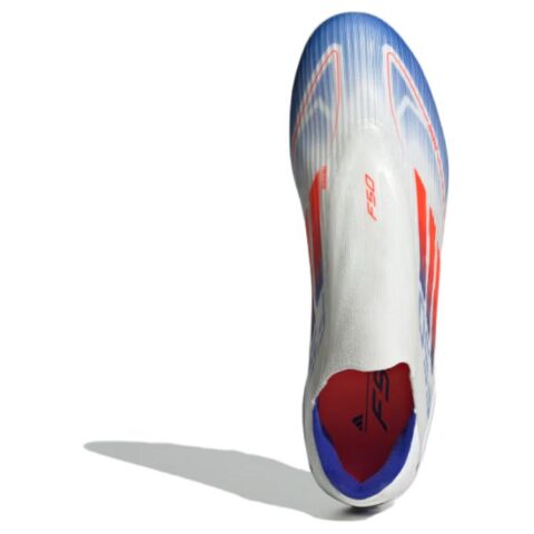 Adidas F50 League Laceless Firm/Multi Ground Cloud White Solar Red Lucid Blue