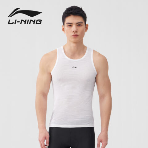 Li Ning Cycling Clothing Sweat Wicking Shirt, Sleeveless Sports Shirt Men’s