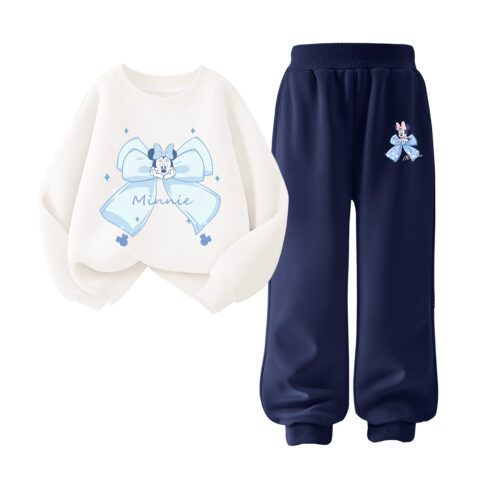 Disney Kids Casual Sportswear Crew Neck Moderate