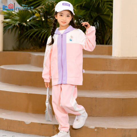 Disney Casual Sportswear Pink Multicolor Children Aged 3 7 Years Old