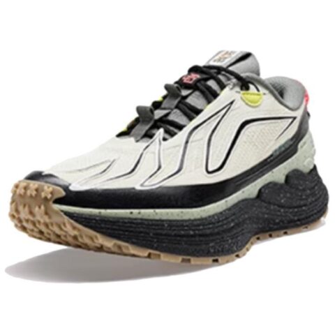 XTEP Wind And Fire 28 Cushioning Slip Resistant Low top Running Shoes Men’s Gray Black Cyan