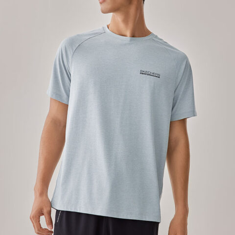 Skechers Comfortable Technology Cooling Collection T Shirt Men’s Sand Stone