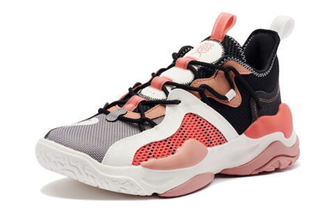 361° Textile, Leather Cushioning Slip Resistant Abrasion Resistant Coverage Support Low top Basketball Shoes Men’s