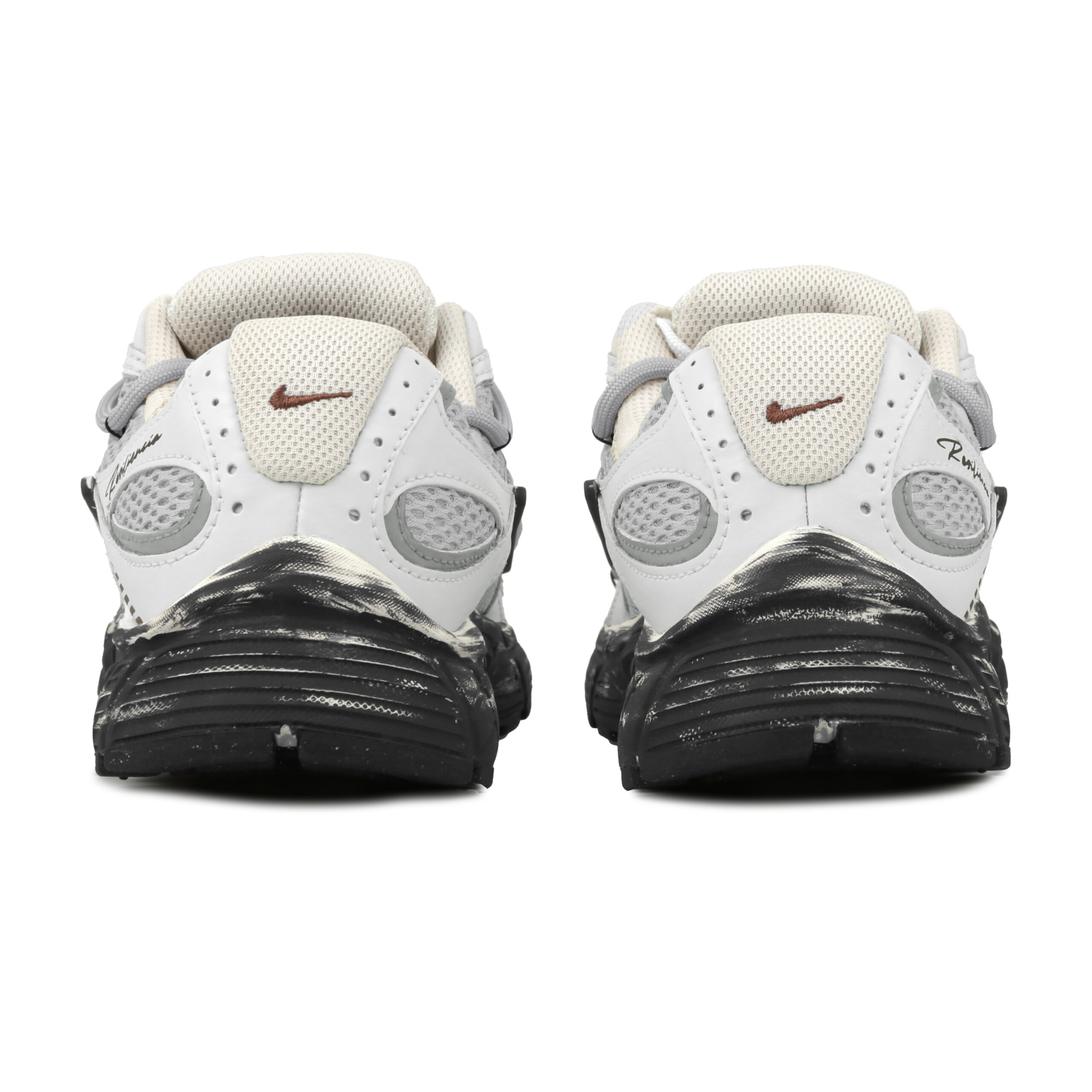 Nike V5 RNR Low top Casual Running Shoes Unisex Silver Black