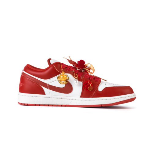 Jordan Air Jordan 1 Ninth Love Leather Slip Resistant Abrasion Resistant Low top Vintage Basketball Shoes Men’s