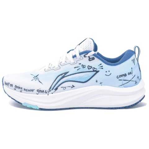 Li Ning Red Hare 8 Low top Marathon Training Physical Fitness Test & Exam Running Shoes Men’s Blue White