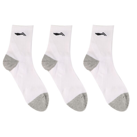Li Ning Crew Socks Unisex 3 Pack
