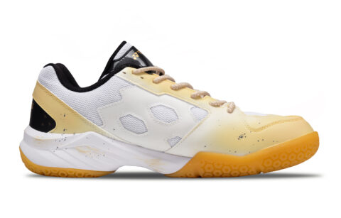 YONEX Power Cushion Wear resistant And Lightweight Low top Badminton Shoes Unisex Yellow Gray
