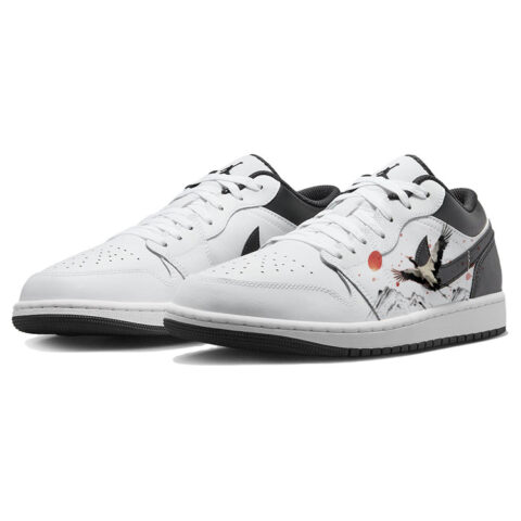 Jordan Air Jordan 1 Vintage Basketball Shoes Men’s Low Top White/Black
