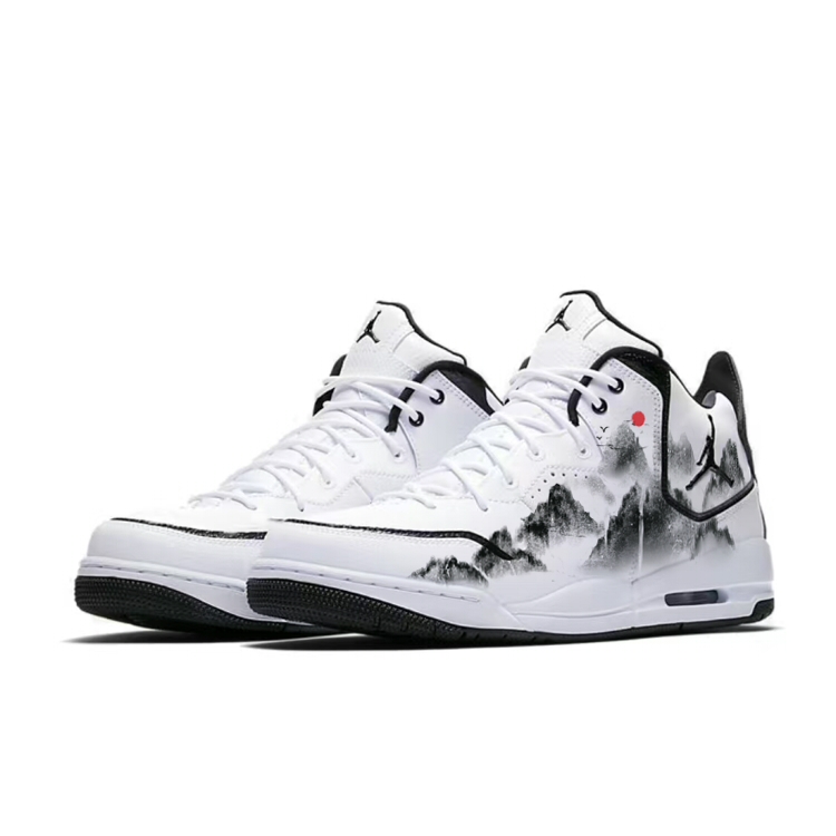 Jordan Courtside 23 Abrasion Resistant Mid top Vintage Basketball Shoes Men’s White