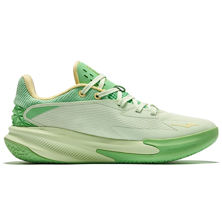 Erke Fearless 2.0 Basketball Shoes Men’s Low Top European Teal Lime Green