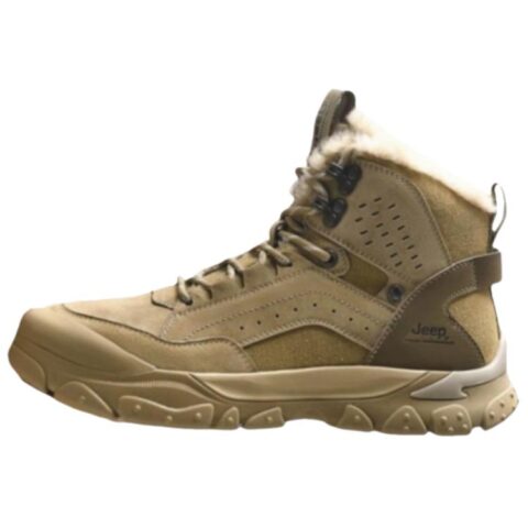 Jeep Wear resistant And Lightweight High top Mountaineering Shoes Men’s Brown