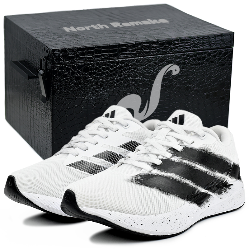 Adidas Duramo RC Abrasion Resistant Low top Running Shoes Unisex White Black