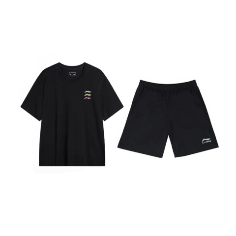 Li Ning Casual Sportswear Unisex Black+Black