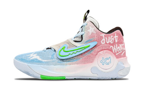 Nike KD Trey 5 X Dream Blue Pink Slip Resistant Abrasion Resistant Low top Basketball Shoes Men’s Blue Pink
