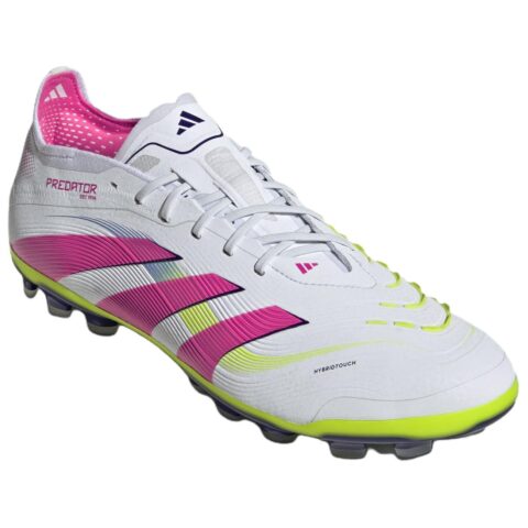 Adidas PREDATOR ELITE AG Artificial Ground Slip Resistant Abrasion Resistant Soccer Shoes Men’s White