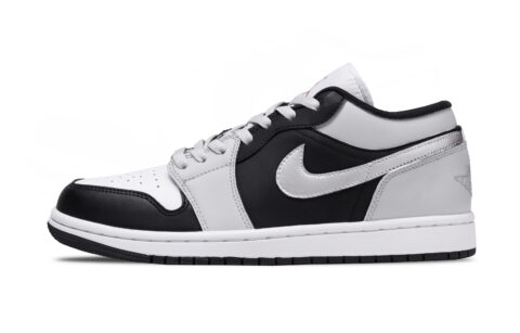 Jordan Air Jordan 1 Time Phantom Low top Vintage Basketball Shoes Men’s Black White Gray