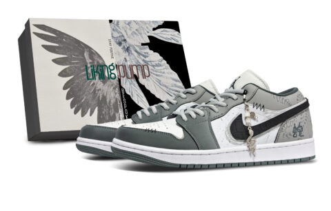 Jordan Limited Edition Abrasion Resistant Skateboard Shoes Unisex Light Gray