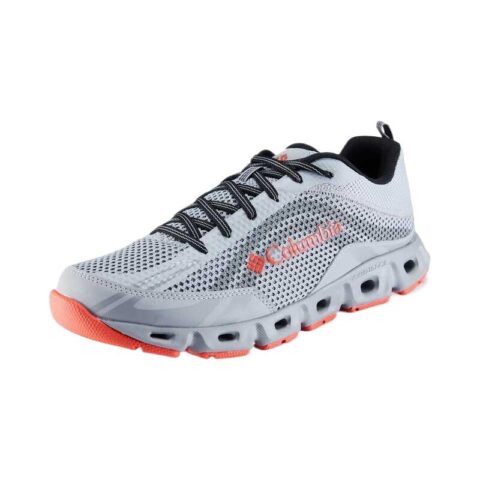 Columbia Strap Textile, Synthetic Leather Cushioning Support Low top Outdoor Shoes Men’s Gray