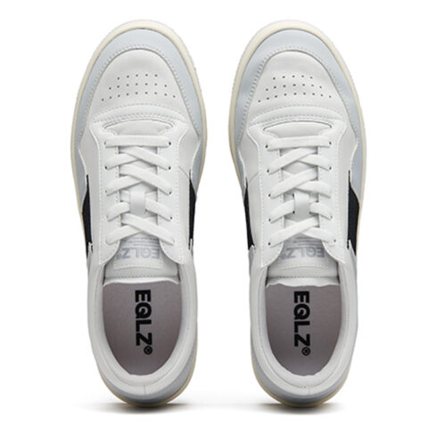 EQLZ EQUALIZER 1970 Lightweight Low top Vintage Basketball Shoes Unisex Concrete Gray