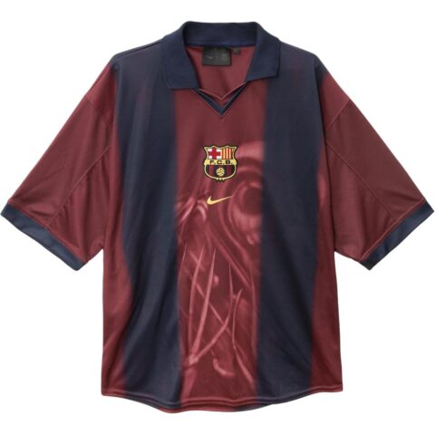 Nike Fc Barcelona X Cactus Jack Retro 2000/01 Home Skeleton Jersey