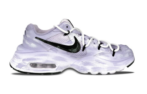 Nike Air Max Fusion Slip Resistant Abrasion Resistant Low top Running Shoes Women’s Purple White