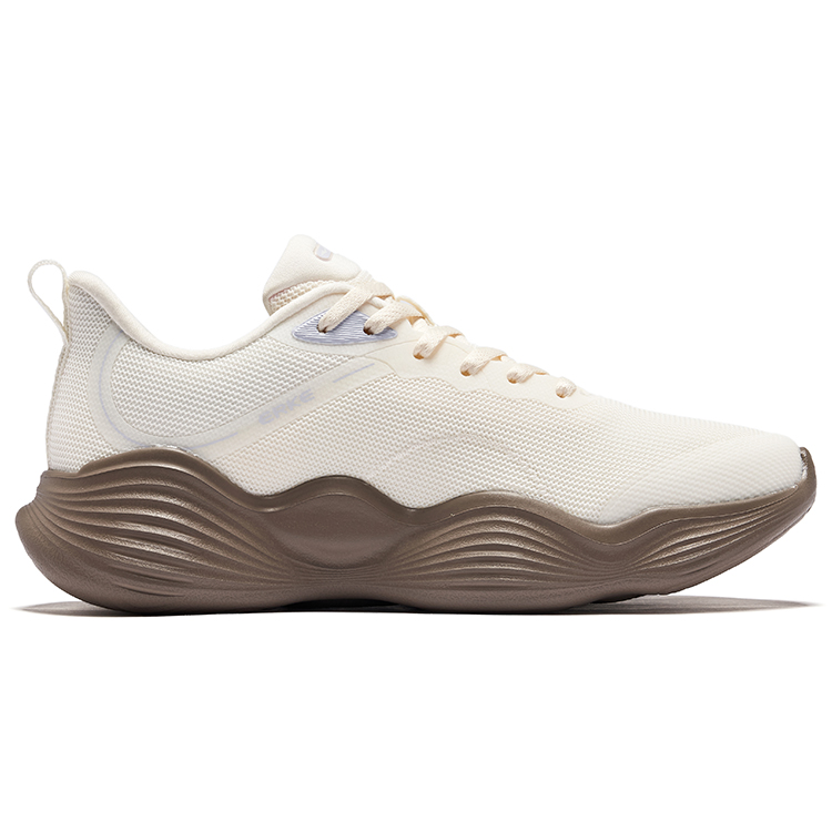 Erke Cushioning Slip Resistant Abrasion Resistant Low top Running Shoes Women’s Microcrystal White