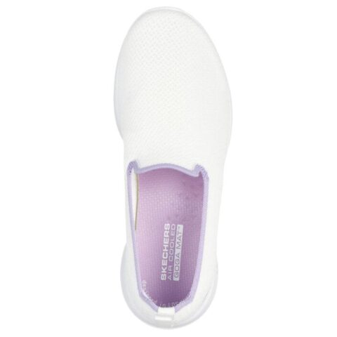 Skechers GO WALK Joy Fabric Low top Casual Shoes Women’s White Purple