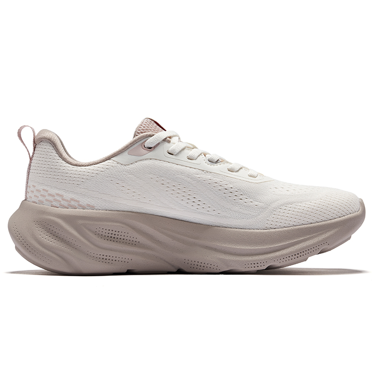 Erke Cushioning Breathable Rebound Low top Casual Running Shoes Women’s Gray White