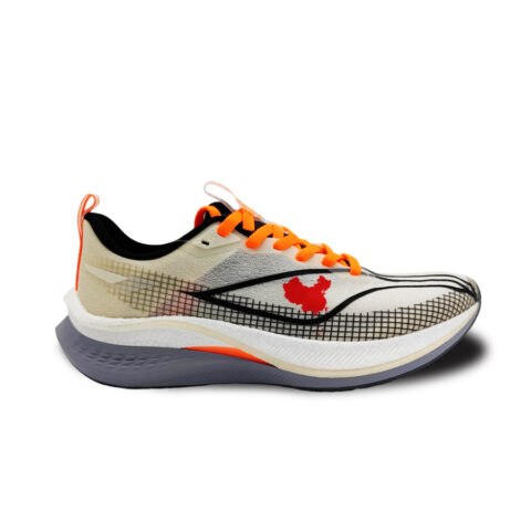 Li Ning Red Hare 7 Pro Cushioning Slip Resistant Abrasion Resistant Low top Casual Running Shoes Men’s Ecru Gray