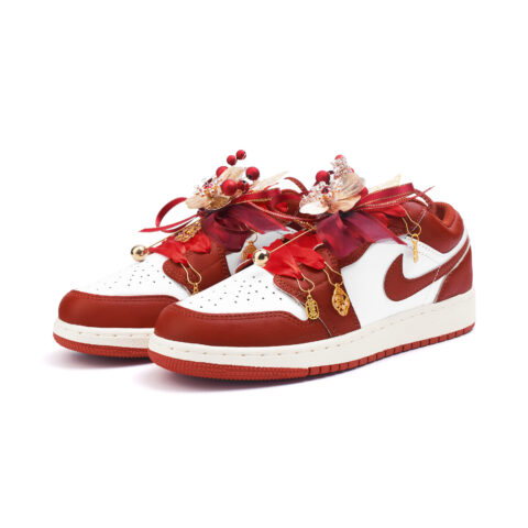 Jordan Air Jordan 1 Low top Vintage Basketball Shoes Women’s Red