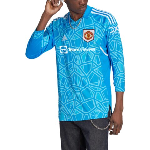 Adidas Manchester United Soccer Jerseys Men’s Blue Moderate