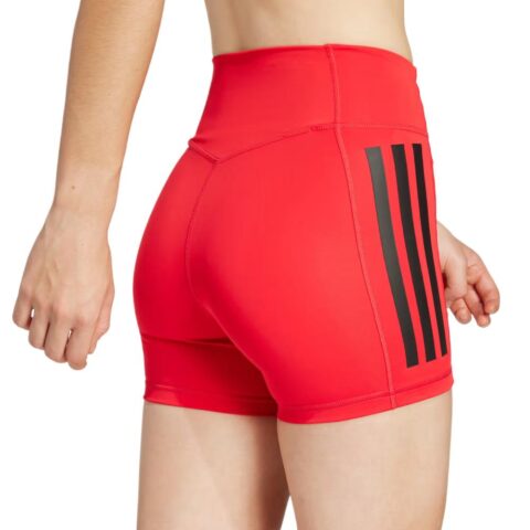 Adidas Free Shipping With AdiClub Optime 3 Stripes 1/4 Short Leggings