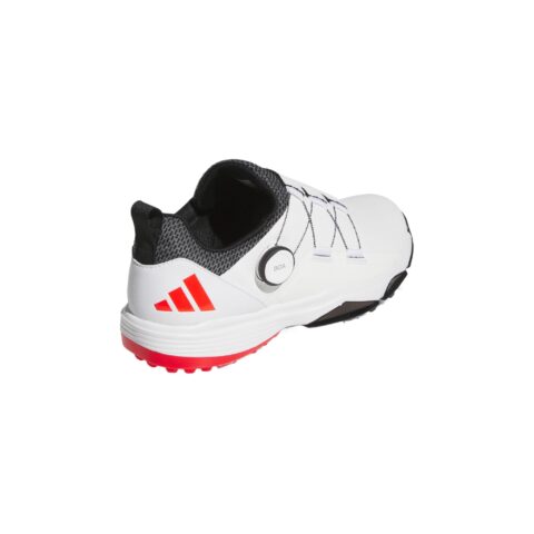 Adidas Power Synthetic Leather Slip Resistant Abrasion Resistant Low top Golf Shoes Men’s White