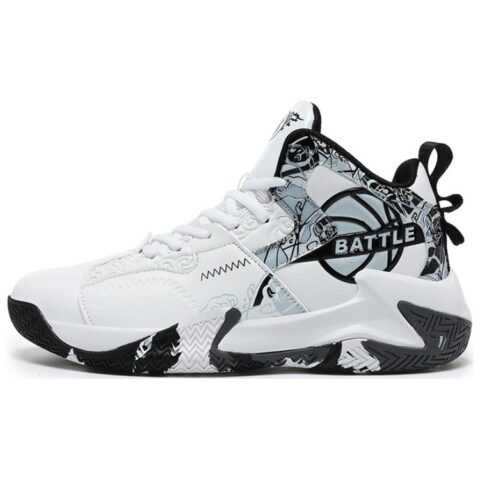 BIANSULONG Cushioning Slip Resistant Abrasion Resistant Coverage Support High top Basketball Shoes Men’s