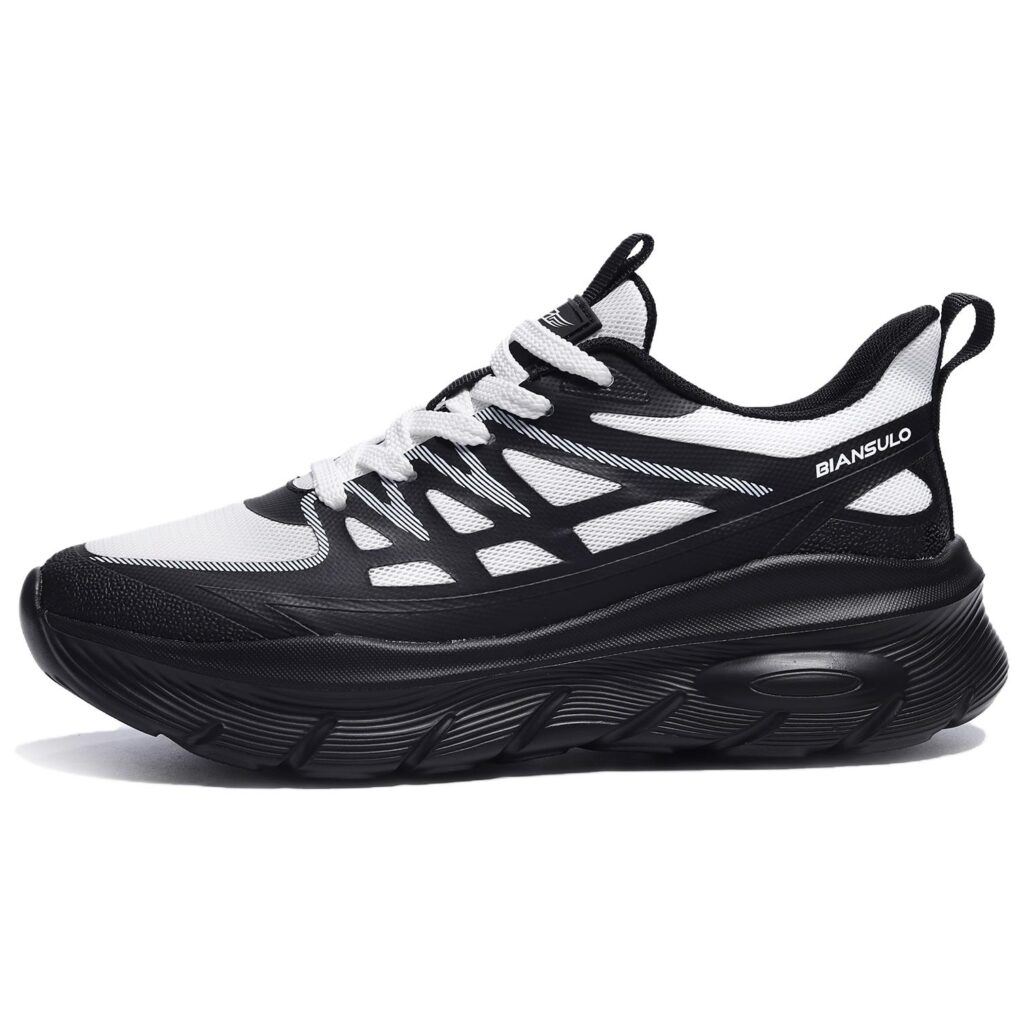 BIANSULONG Cushioning Slip Resistant Abrasion Resistant Low top Casual Running Shoes Unisex