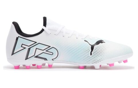 PUMA Future 7 Play Mg Cleats ‘White Blue Pink’