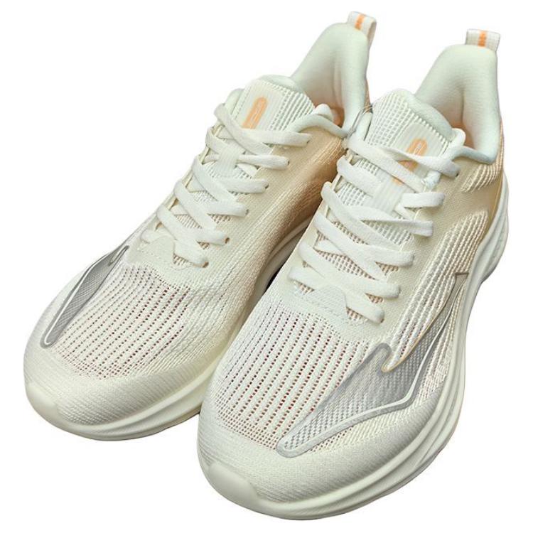 Erke Comfortable And Trendy Wear resistant And Lightweight Low top Casual Running Shoes Women’s White Orange