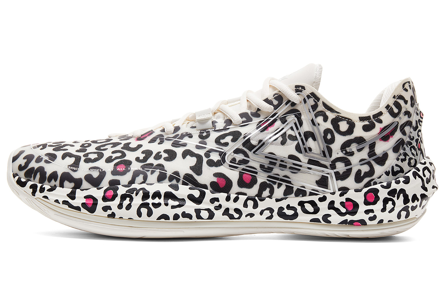 PEAK Light And Agile 3.0 Basketball Shoes Men's Low Top White/Black/Rose Red
