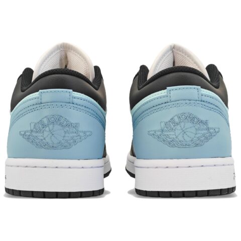 Jordan Air Jordan 1 Abrasion Resistant Low top Vintage Basketball Shoes Unisex Marine Blue