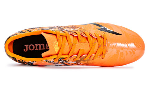 Joma MG Multi Ground Artificial Turf Slip Resistant Abrasion Resistant Soccer Shoes Men’s Orange White