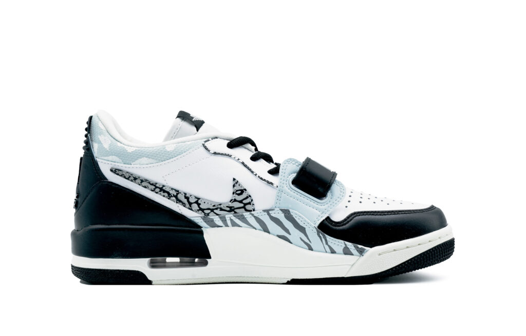 Jordan Legacy 312 Lezra, Zebra Journal Slip Resistant Abrasion Resistant Low top Vintage Basketball Shoes Men’s