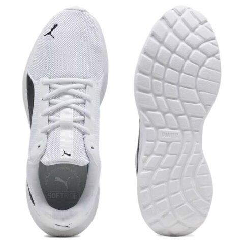 PUMA Softride Slip Resistant Abrasion Resistant Low top Casual Running Shoes Unisex White