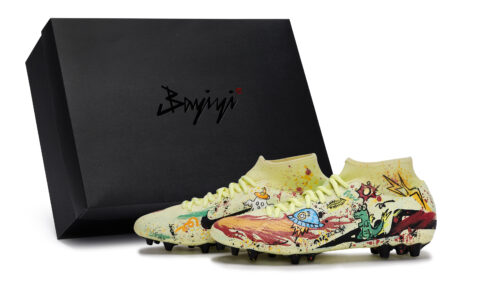 Nike Mercurial Superfly 9 Slip Resistant Soccer Shoes Men’s Red Yellow Blue Green