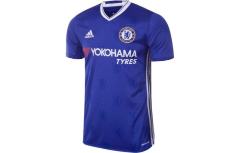 Adidas Soccer Jerseys Men's Blue Moderate Straight Fit